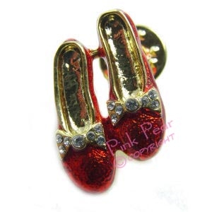 red ruby slippers brooch