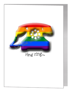 rainbow telephone card