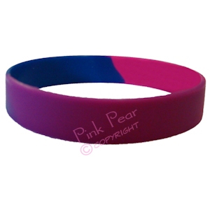 bisexual silicon bracelet