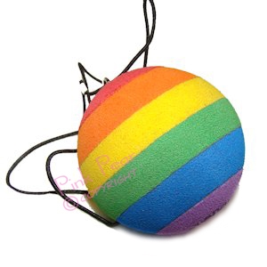rainbow pet ball
