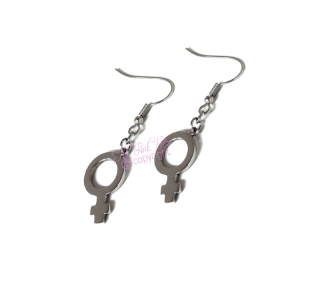 lesbian symbol earrings