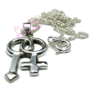 bisexual symbol pendant