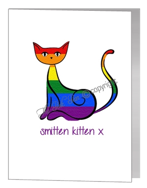smitten kitten card