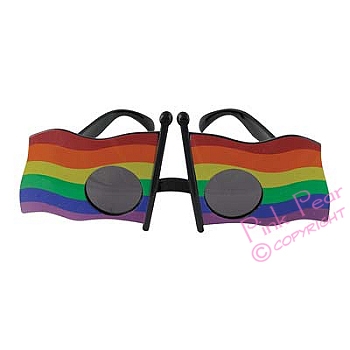 rainbow party glasses