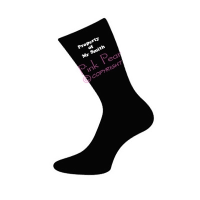 personalised property of ..... socks