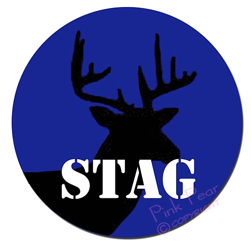 stag night badge