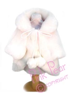 doggie faux fur coat