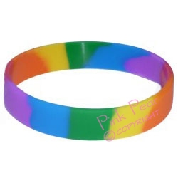 double rainbow wristband