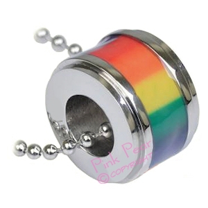 gay pride ring pendant