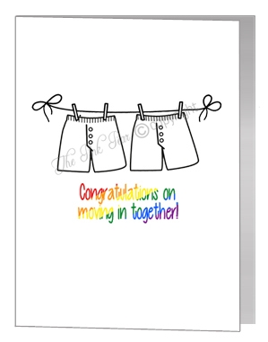 moving in together card - male undies