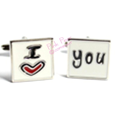 I love you cufflinks