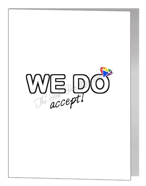 civil partnership acceptance we do card