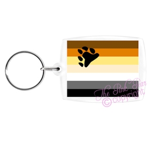 bear pride keyring