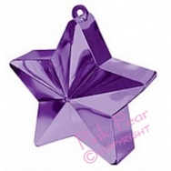 star balloon weight - purple