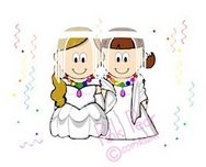 lesbian brides magnet