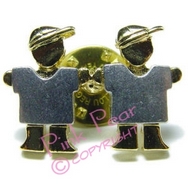 gay boys lapel pin