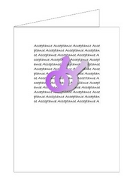 gay symbols acceptance card