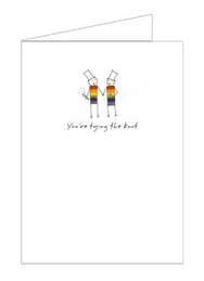 tying the knot card - males