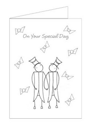 bow tie grooms card