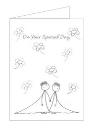 dizzy daisy brides card