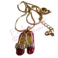 red ruby slippers pendant