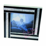 photoframe - black with crystals