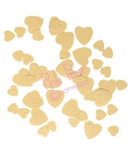 ivory confetti hearts