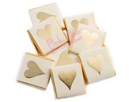 loveheart chocolate neapolitans - gold