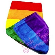 rainbow beach towel