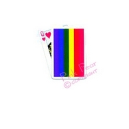 rainbow playing cards