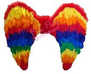 rainbow feather wings