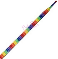 rainbow glitter shoelaces
