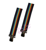 rainbow braces (black)