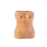 female torso shot glass
