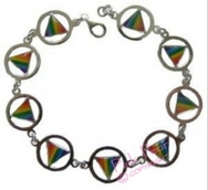 rainbow tennis bracelet