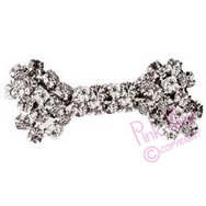 doggie hair slide - clear