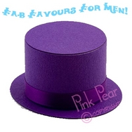top hat box - purple