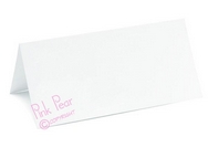 white placecard