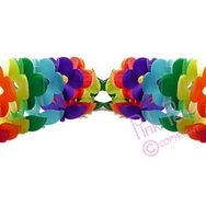 garland - rainbow flowers