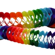 garland - rainbow loops