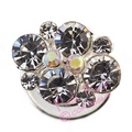 diamante twists - oval cluster