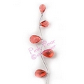 jewel spray - red with silver
