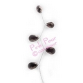 jewel spray - black with silver