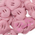 satin heart - antique rose pink