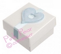 satin heart - blue