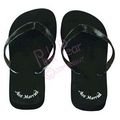 flip flops - black