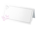 
ivory placecard - gold heart
