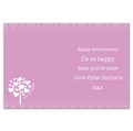 love grows card pink