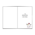 topless santa torso card