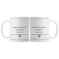 personalised mrs & mrs mug set
